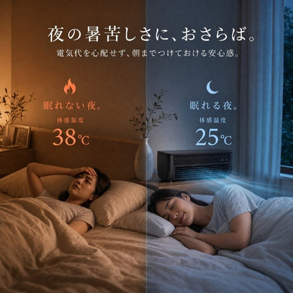 SEIRO クーラー | 充電式ベッドサイド冷風機